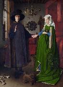 Jan Van Eyck Portret van Giovanni Arnolfini en zijn vrouw Spain oil painting artist